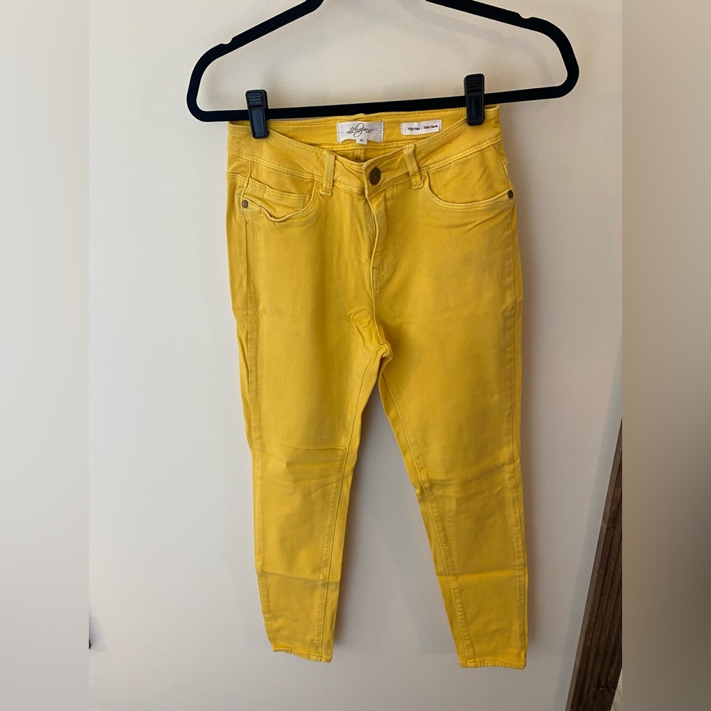 Lola Yellow High Rise Jeans